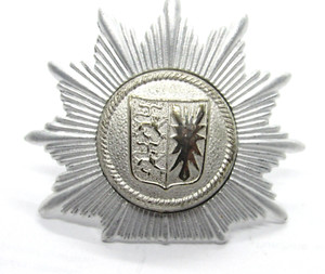 Vintage West German State Police Nordrhein-Westfalen Hat Badge (obsolete)