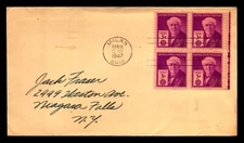 First Day Cover / 1947 Thomas Edison / Bk(4)   -    Lot 223821