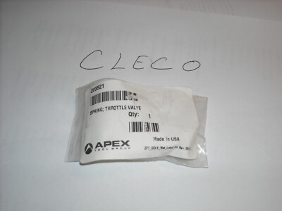 203521, Spring, Gardner Denver, Cleco, Cooper Tools, New Old Stock