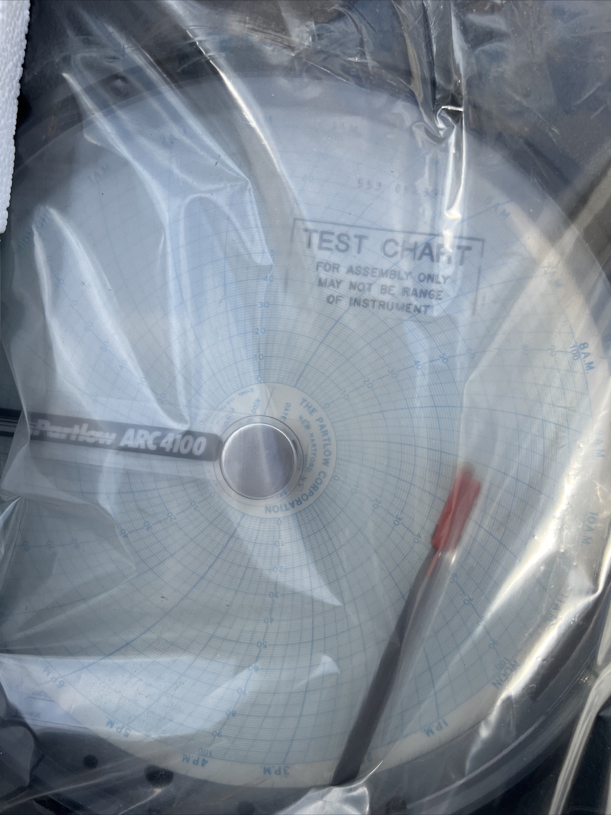 Graphing Circular Recorder Lab Partlow Arc4100 Arc 4100 Chart Chart Plate Paper