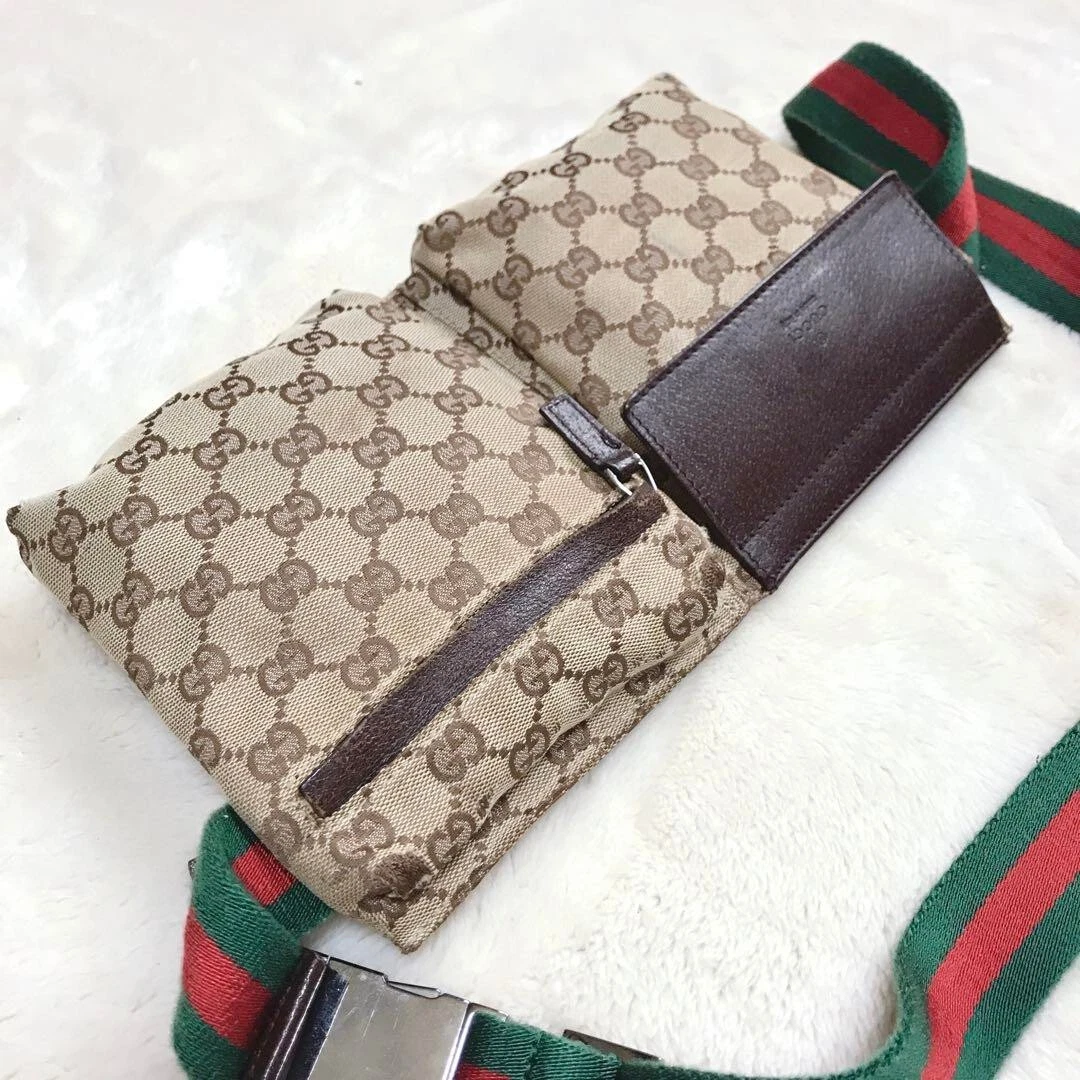 Gucci Belt Bag Fanny Pack GG Canvas