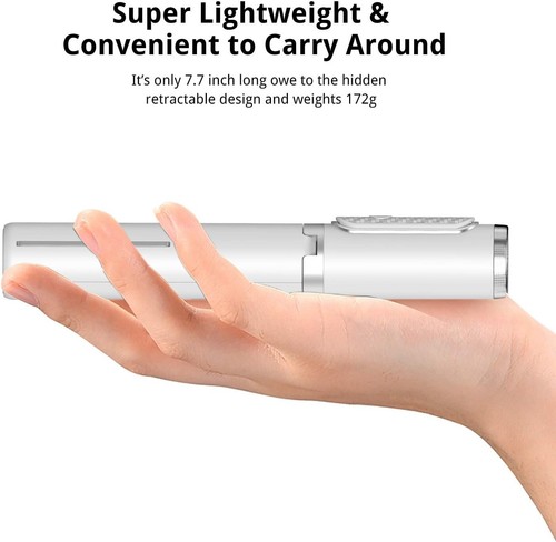 ATUMTEK Trépied Selfie Stick, Extensible 3 en 1 Aluminium Bluetooth Selfie Stick avec - Photo 3/7