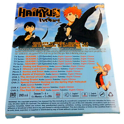 Haikyu!! Season 4 (VOL.1 - 25 End + 2 OVA) ~ All Region ~ Brand