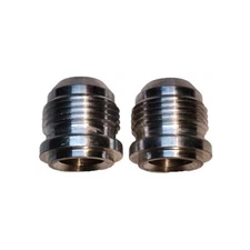 12AN MALE ALUMINUM WELD ON BUNG FITTING SET OF 2