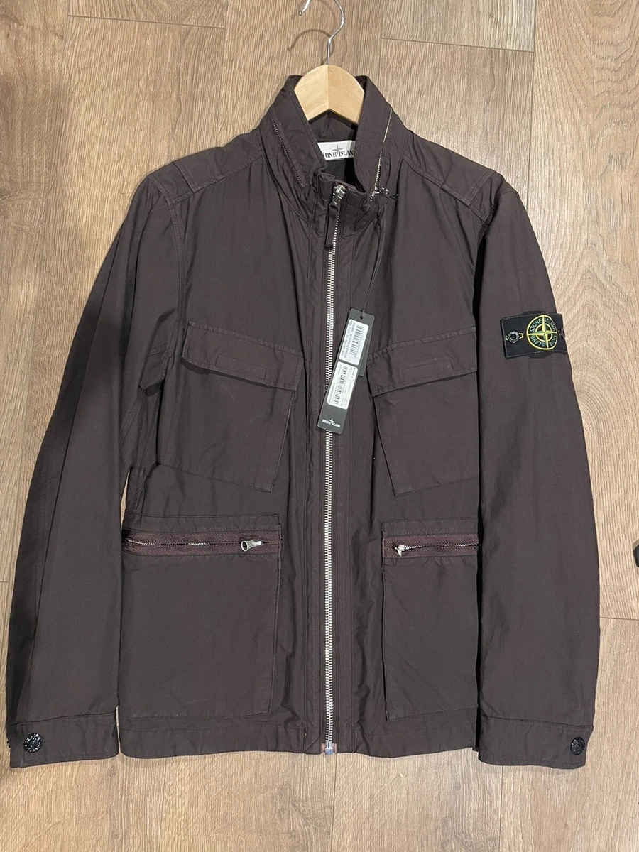 Stone Island Light Cotton Nylon Twill Jacket Medium
