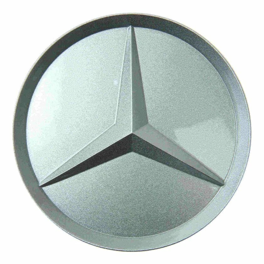 x4 MERCEDES BENZ 合金车轮中心盖徽章标志星形轮毂盖见! FITMENT? — 第 2/3 张图片