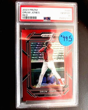 2023 Panini Prizm Druw Jones Rookie Red 37/199 PSA 10