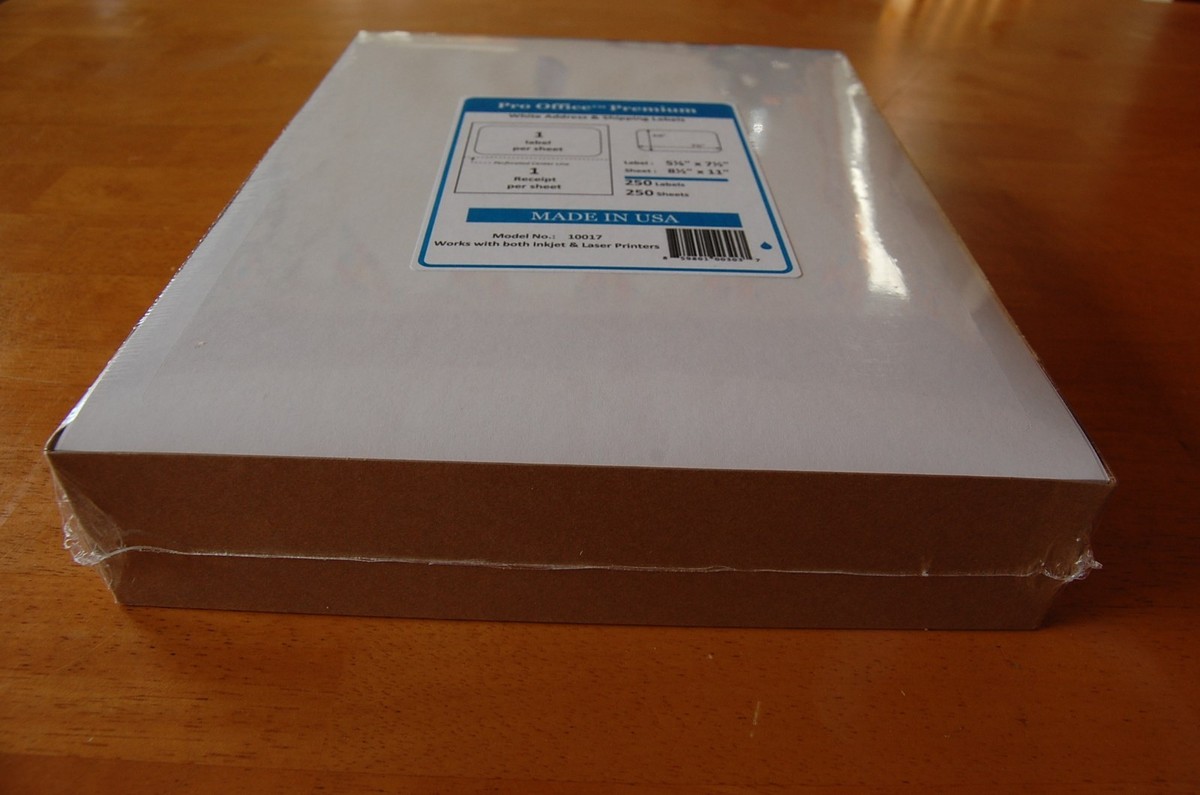 Etichette Autoadesive Per Spedizioni PO07 - 500 Fogli (1000 Etichette), Formato 8,5 X 5,5 Cm, Marca Pro Office - Foto 9
