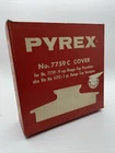 Vintage Pyrex No. 7759c Cover For No. 9 Cup Range Top Percolator And No. 6212