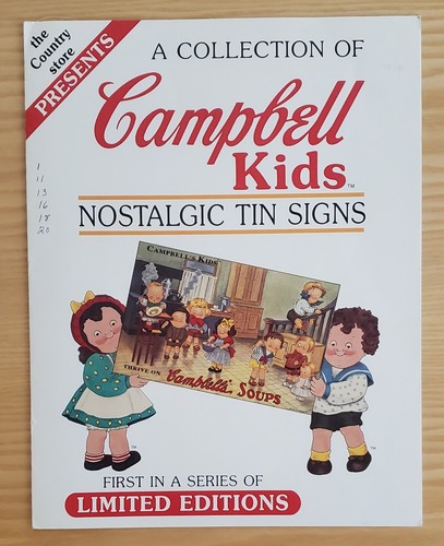 Vtg 1993 Campbells Soup Metal Sign Lot 11, 13, 16 & 18 in a series of 20 - NEW! - Picture 10 of 11