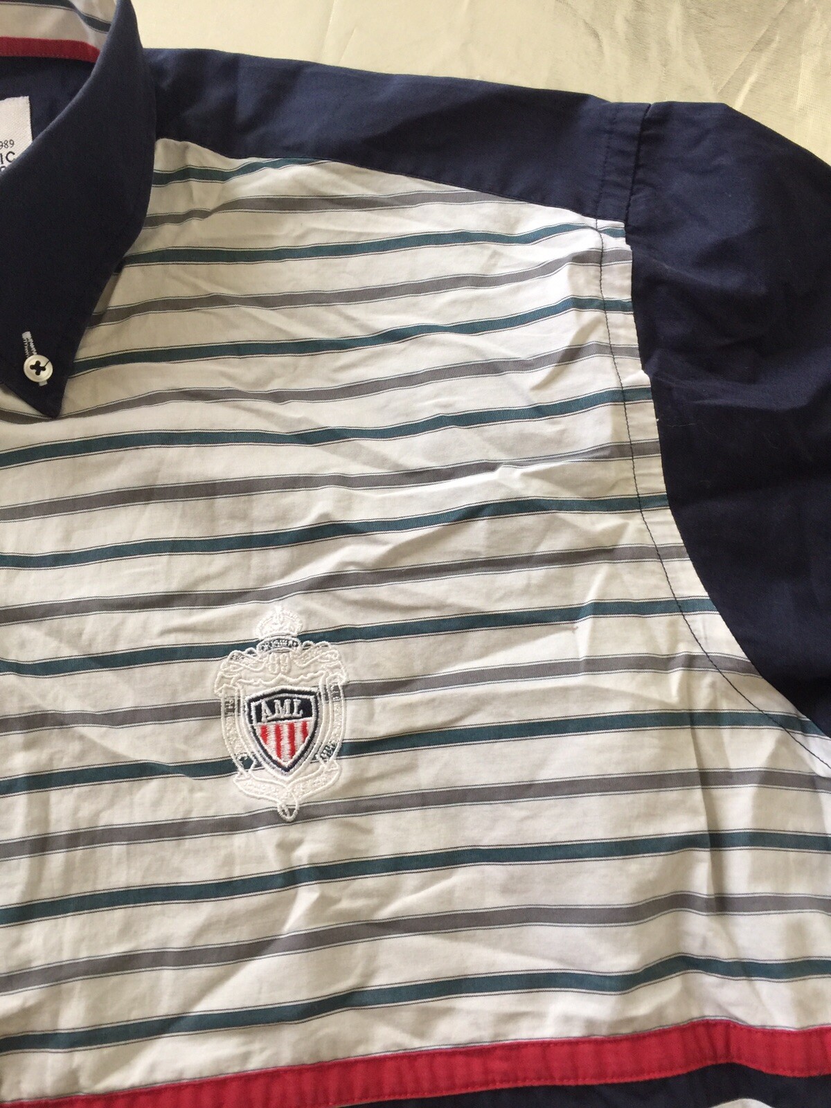 Amicale Athletic Edition 2XL Button Short Sleeve Shirt Retro VGC image 3