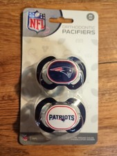 Baby Pacifiers 2-Pk NFL New England Patriots Officially Licensed League
