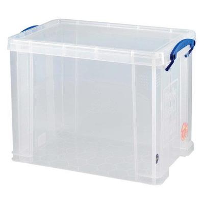 2 x ''WIRKLICH NÜTZLICHE AUFBEWAHRUNGSBOXEN'' 19 LITER - NEU (FASST 5 STAPEL A4 PAPIER) +24h 