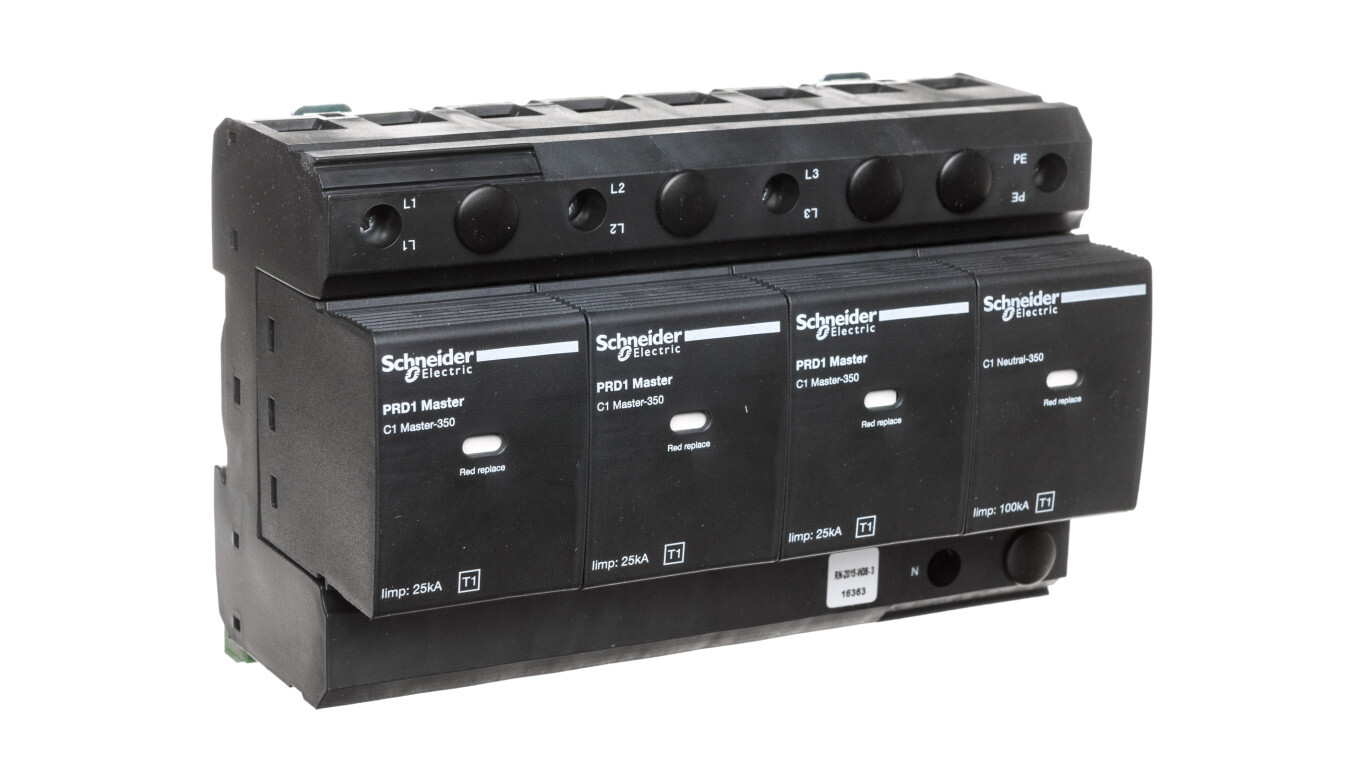 Surge protector B Type 1 4P 100kA with PRD1 MASTER 16363 signaling /T2UK