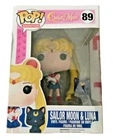 Funko Pop Sailor Moon & Luna 89 Vinyl Figure Usagi Bunny Anime Manga Crystal