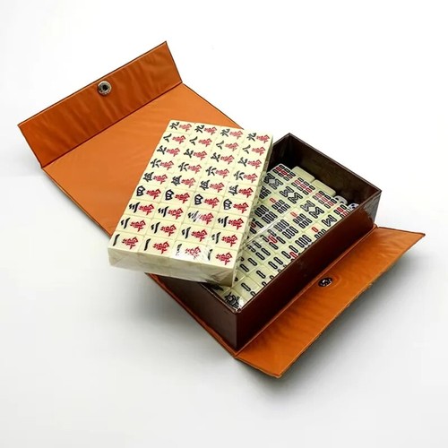 Vintage Chinese Mahjong Set Traditional 144 Tiles NEW IN BOX Party Mah-Jong Game - Picture 2 of 14