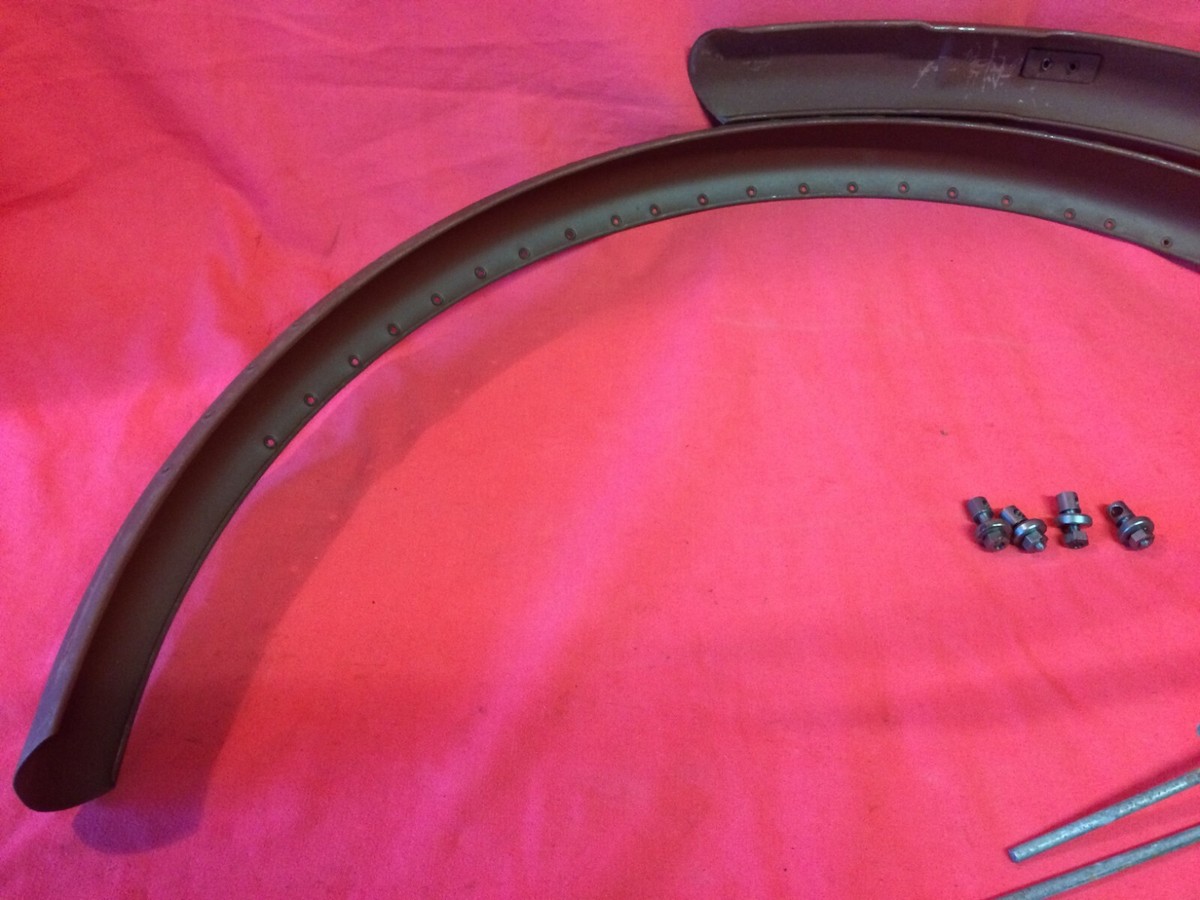 Paire De Garde-boue ERCO Alu Ancien Vélo Randonneuse 650 Aviac - France