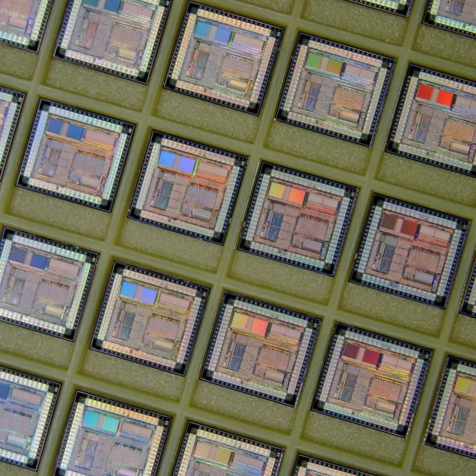 80pcs Samsung S3C7515 4bit SAM47 core MCU silicon dies wafer FREE SHIPPING - Image 2 of 4