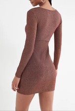 Urban Outfitters Hazel Sparkle Bodycon Mini Dress Size M