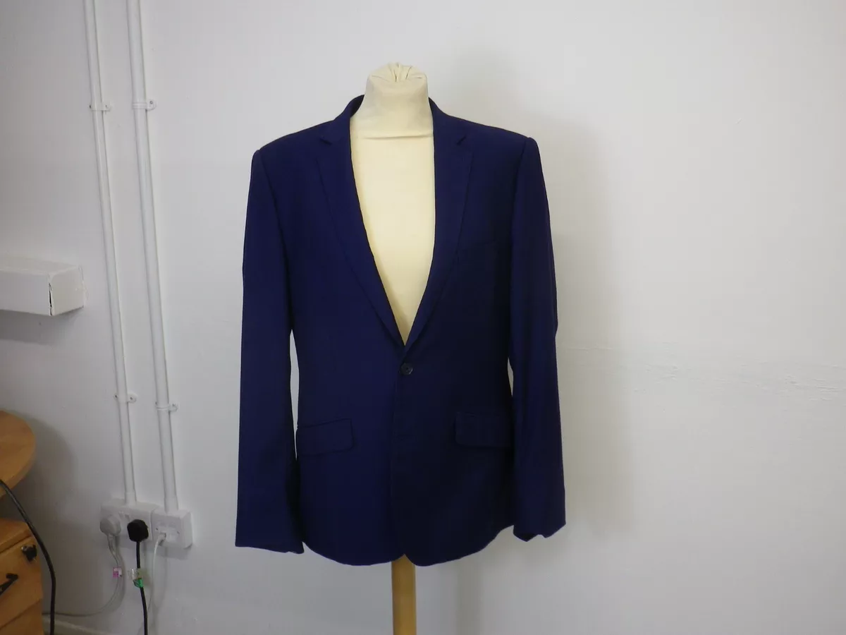 SPITALFIELDS CLOTHING CO. Men s 2 piece Suit in Royal Blue. Size M