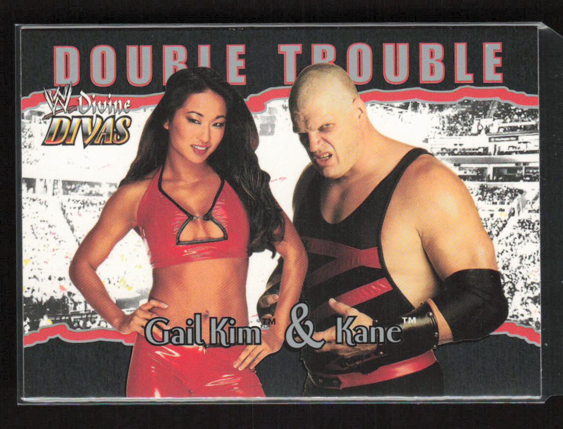2003 Fleer WWE Divine Divas #88 Gail Kim / Kane Near Mint or
