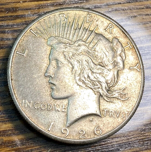 1926 Peace Dollar Nice Original Very Choice AU CHN