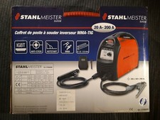 COFFRET POSTE À SOUDER - STAHLMEISTER Suisse - 20/200 A, inverseur MMA-TIG, neuf
