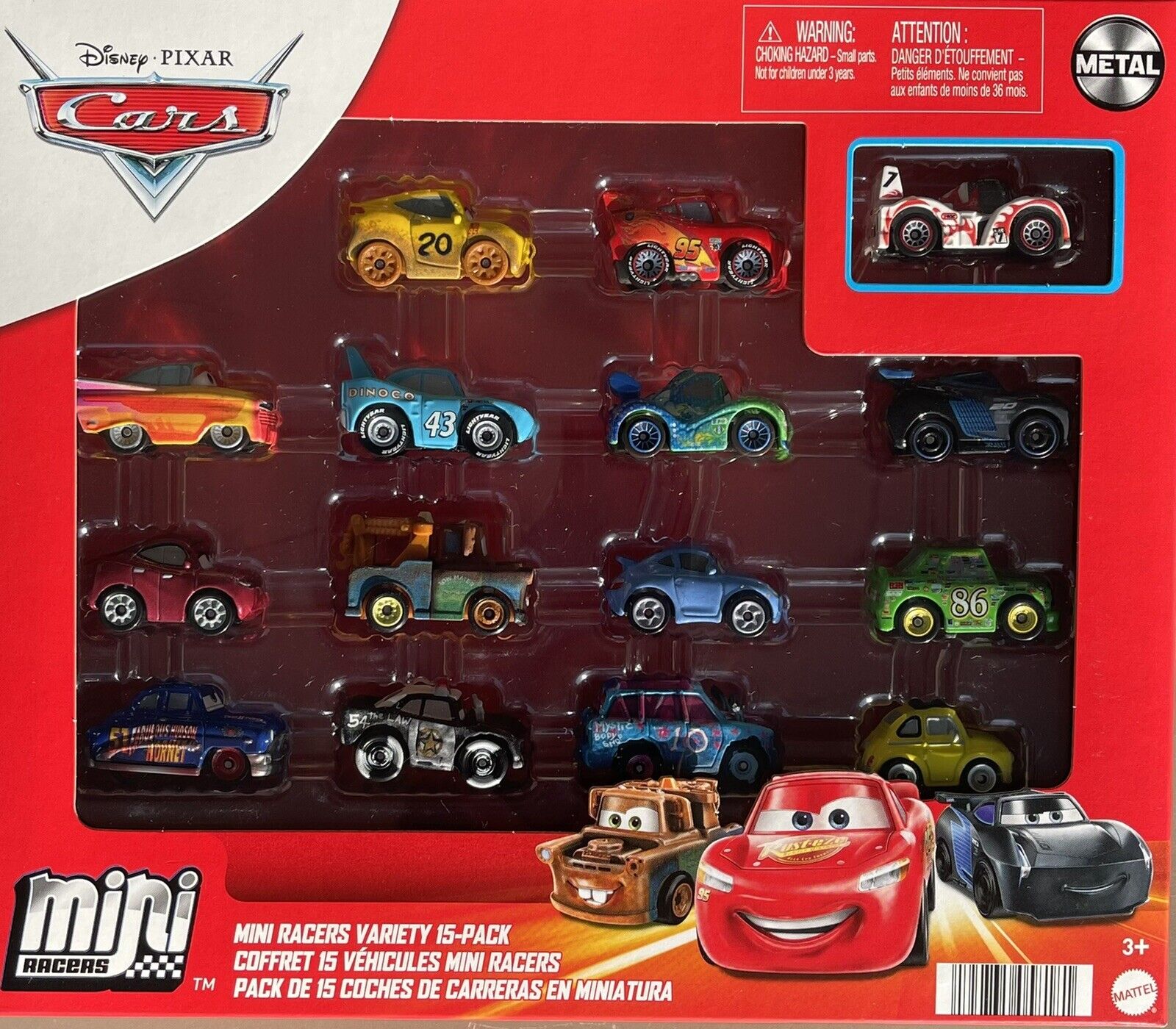 Disney Pixar Cars Metal Mini Racers Variety 15 PACK 2022 (with Shu Todoroki)