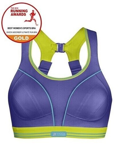 Soutien-gorge De Sport Shock Absorber Ultimate Run - Taille 85D, Couleur Prune, Neuf