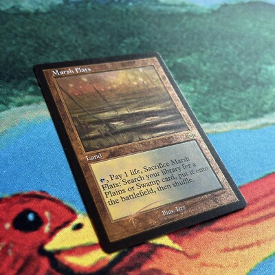 Marsh Flats etched foil retro frame MTG Single MH2 Modern Horizons