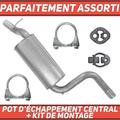 Pot d’échappement central pour Volvo V50 1.6i Break 03-12 - Photo 1/3