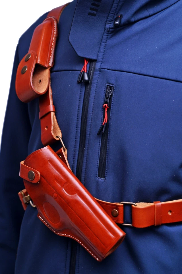 Funda de cuero para Springfield XD 40, XD 45, XDS45, XDM, 1911 - Hecha a mano Foto 3 de 4