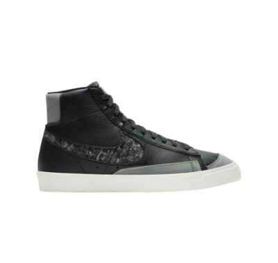Nike Blazer Mid '77 Recycled Wool Black Grey CW6726-001 sz 10.5 Men's
