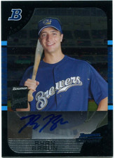 2005 Bowman First Year Ryan Braun Auto