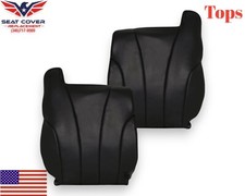 1999 2000 2001 2002 Gmc Sierra Work Truck Dark Gray Front Leanback Seat Covers
