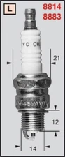 MINARELLI G1 SPARK PLUG 12.7mm/1/2in.	50 Champion L86C