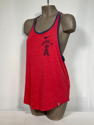 Los Angeles Angels MLB Nike Red Sleeveless Racerback Tank Top Women's MEDIUM - Picture 6 of 13