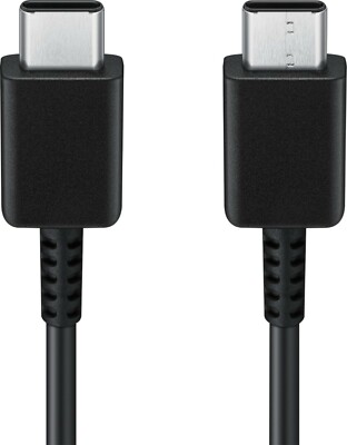 Samsung OEM Type-C to Type-C Cable EP-DA705BBE GH39-02026A  Black Cable