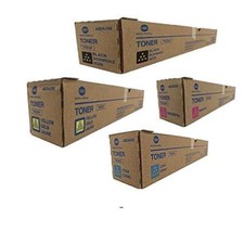 4pk, Genuine Konica Minolta Toner TN324, A8DA130,230,330,430, , B/C/M/Y