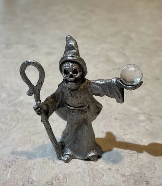 Pewter Skeleton Figurines
