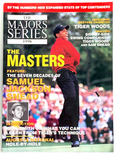 1998 The Majors Of Golf The Masters Golf Tournament Edition Tiger Woods Cover 1998 The Majors Of Golf The Masters Golf Tournament Edition Tiger Woods Cover