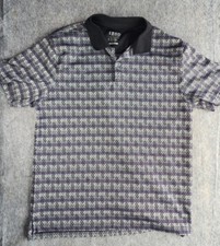 IZOD Golf Classix Elite Polo Shirt Men  s Large Cool FX Geometric