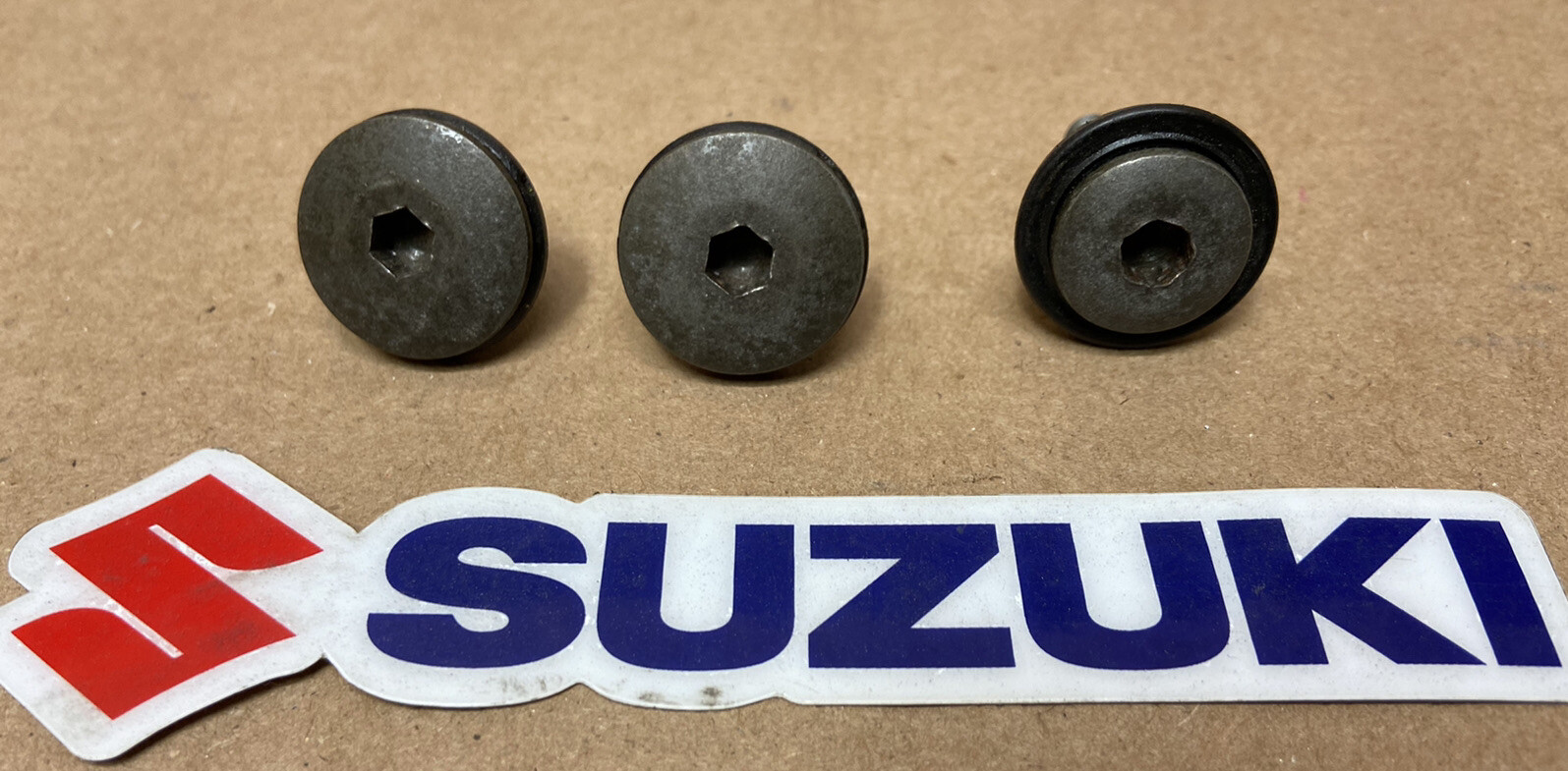 0308 Genuine SUZUKI LTZ 400 Valve Cover Head Cover Bolts KFX 400 DVX