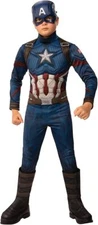 Captain America Deluxe Padded Child Costume Avengers Cosplay - Rubie's 700668