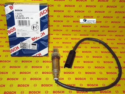 BMW Oxygen Sensor - BOSCH - 0258003475, 13475 - NEW OEM O2 with Connector