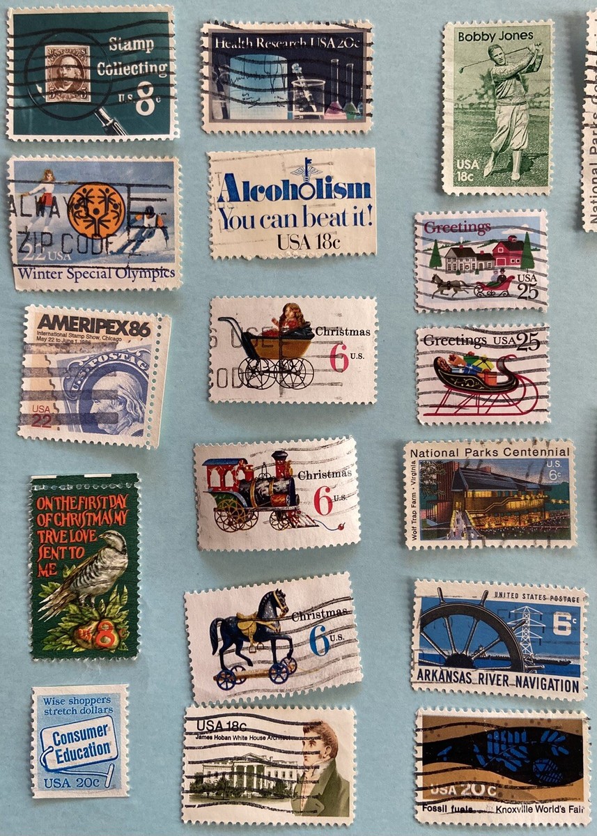 US Postage Lot Of Stamps Unchecked, Plz See Condition (B123) | eBay