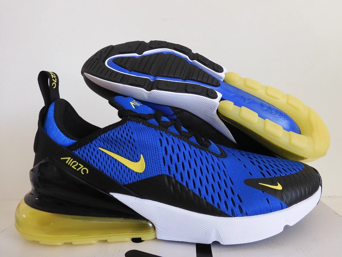NIKE AIR MAX 270 GAME ROYAL BLUE-DYNAMIC YELLOW SZ 11 RARE! [BV2517-400]