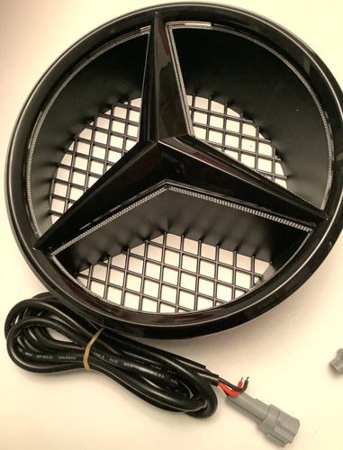 Mercedes -Benz LED Grille Star Emblem Gloss BLACK W204 W245 C180 PN- A2078880260 - Picture 3 of 13