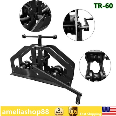 US Heavy Duty TR-60 Round Tube Roller Industrial Portable Tube Roll Bender New