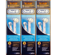 9 ORAL-B Ortho Braces Care Replacement Toothbrush Tooth Brush Heads Orthodontics
